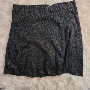 black sparkly skirt